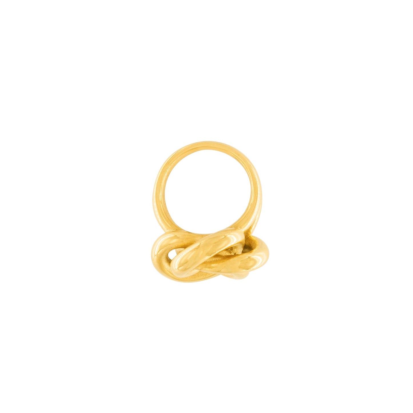 Courage Waterproof Chunky Twisted Statement Ring Gold Plating I Dansk Copenhagen