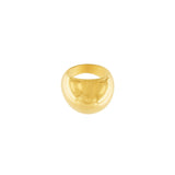 Courage Waterproof Chunky Sphere Statement Ring 18K Gold Plating