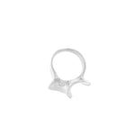 Courage Waterproof Single Twist Statement Ring Silver Plating -DNSK Copenhagen