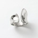 Courage Wasserfester Impression Statement-Ring, versilbert