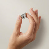Courage Wasserfester Impression Statement-Ring, versilbert