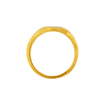 Joy Waterproof CZ Simple Signet Ring 18K Gold Plating -DNSK Copenhagen