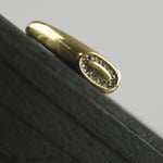 Joy Waterproof CZ Simple Signet Ring 18K Gold Plating -DNSK Copenhagen