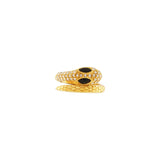 Joy Waterproof CZ Snake Ring 18K Gold Plating