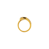 Joy Vandfast CZ Snake Ring 18K Guldbelagt