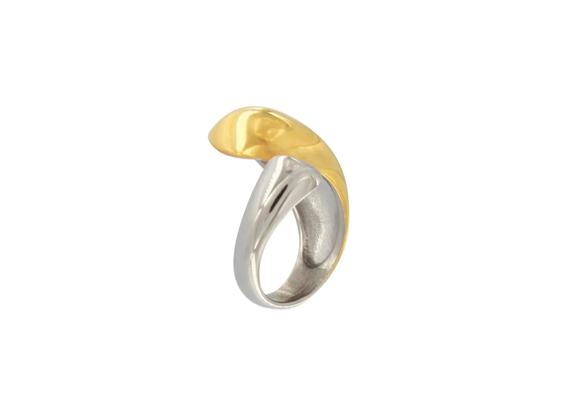 Courage Waterproof 2 Tone Ball Ring 18k Gold Plating, Dansk Copenhagen