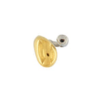 Courage Waterproof 2 Tone Ball Ring 18k Gold Plating -DNSK Copenhagen