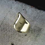 Courage Waterproof Arrow Statement Ring 18K Gold Plating, Dansk Copenhagen