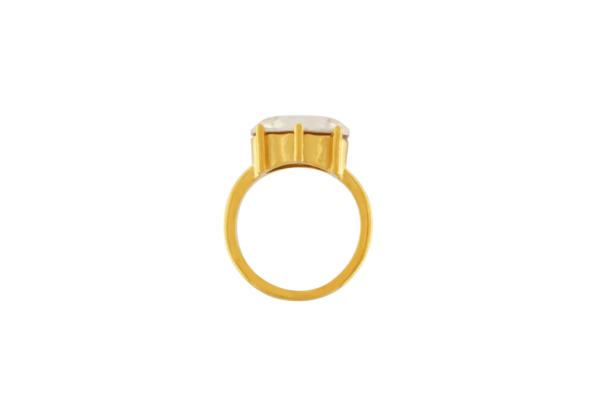 Joy Waterproof Bague en CZ clair plaqué or 18K, Dansk Copenhagen