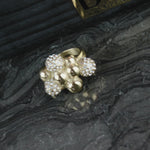 Joy Waterproof Bague multi-boules en CZ clair Plaqué or 18K, Dansk Copenhagen