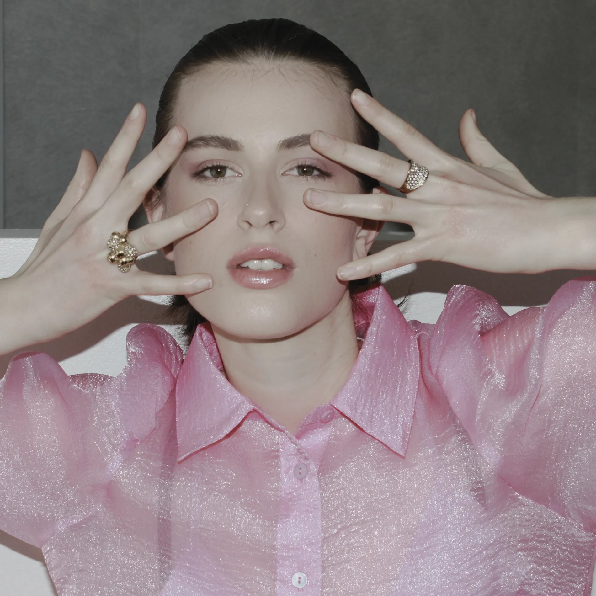 Joy Waterproof Clear CZ Multi Ball Ring 18K Gold Plating, Dansk Copenhagen