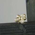 Joy Waterproof Bague multi-boules en CZ clair Plaqué or 18K, Dansk Copenhagen