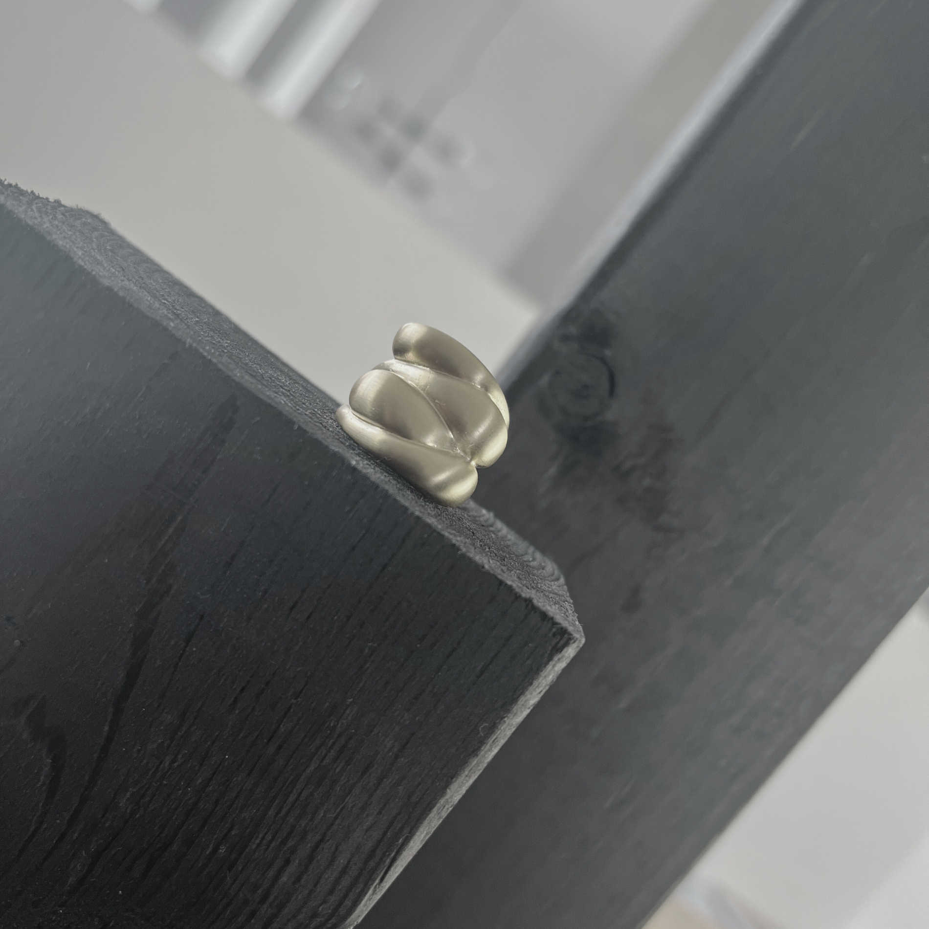 Courage Waterproof Brushed 4 Row Statement Ring Silver Plating, DNSK Copenhagen