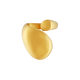 Courage Waterproof Bague Boule Plaqué Or 18K