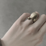 Courage Waterproof Bague Boule Plaqué Argent