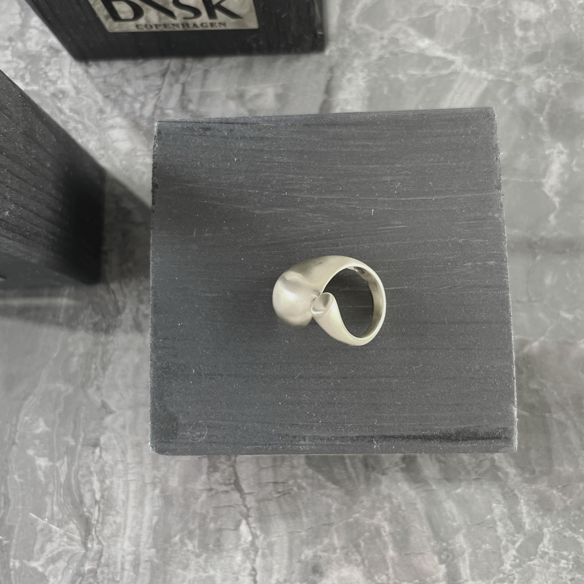 Courage Waterproof Ball Ring Silver Plating, DNSK Copenhagen