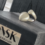 Courage Waterproof Bague Boule Plaqué Argent