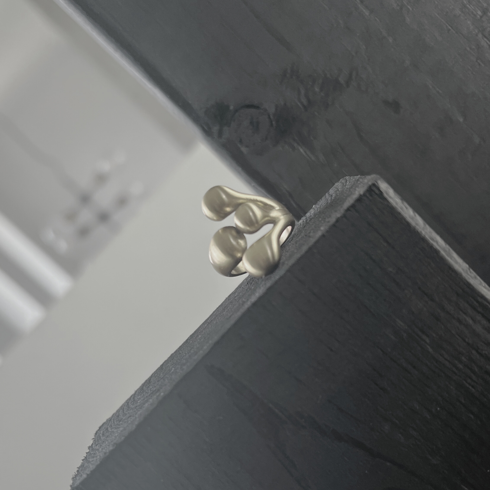 Courage Waterproof  Brushed 4 Ball  Statement Ring 18K Gold Plating, DNSK Copenhagen