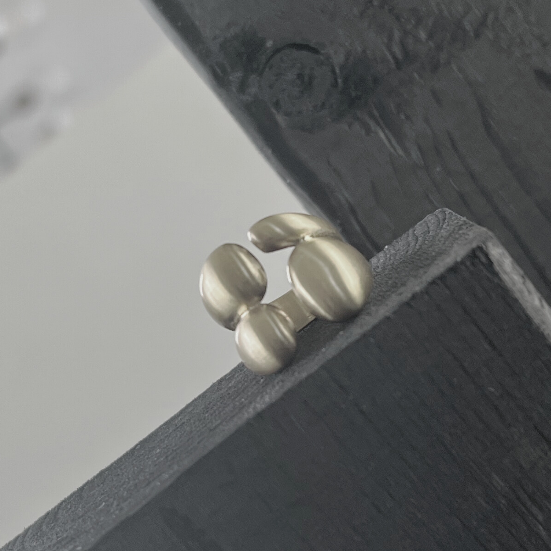 Courage Waterproof Brushed 4 Sided Statement Ring 18K Gold Plating, DNSK Copenhagen