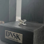 Passion Waterproof 2-Tone Knot Ring 18K Gold Plating -DNSK Copenhagen
