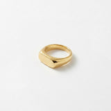 Passion Waterproof Vierkante ring met 18-karaats goudlaag