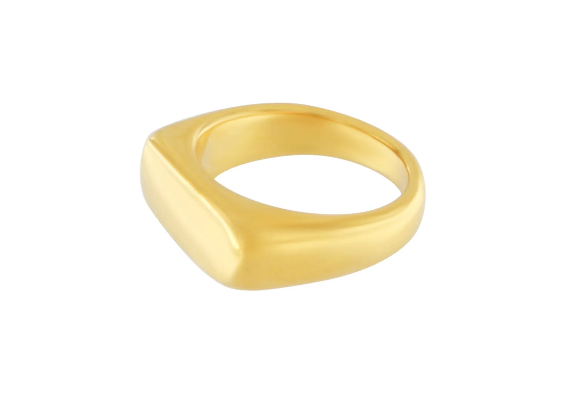 Passion Waterproof Square Ring 18K Gold Plating, DNSK Copenhagen