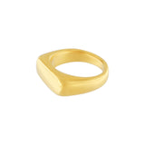 Passion Waterproof Vierkante ring met 18-karaats goudlaag