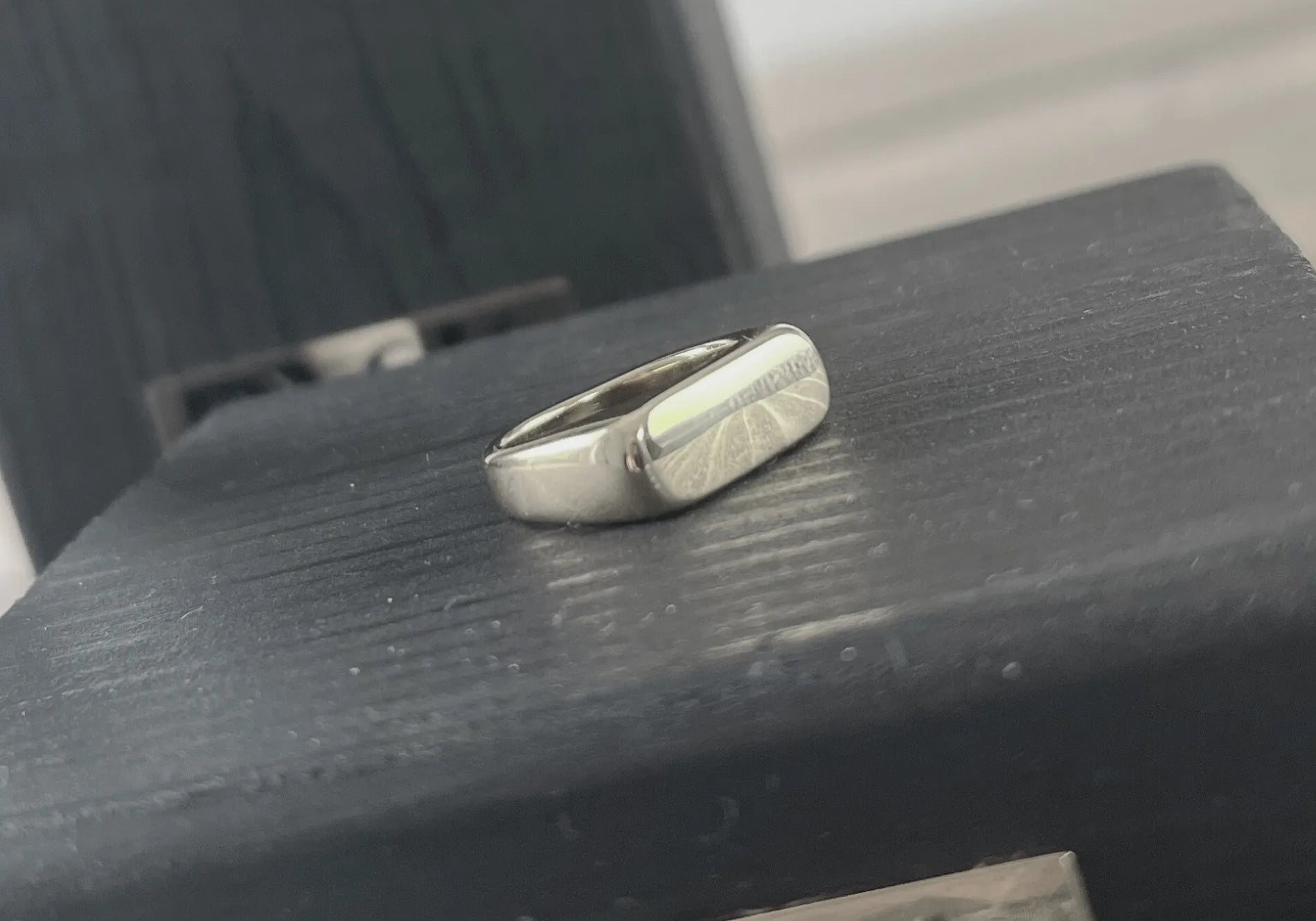 Passion Waterproof Square Ring 18K Gold Plating, DNSK Copenhagen