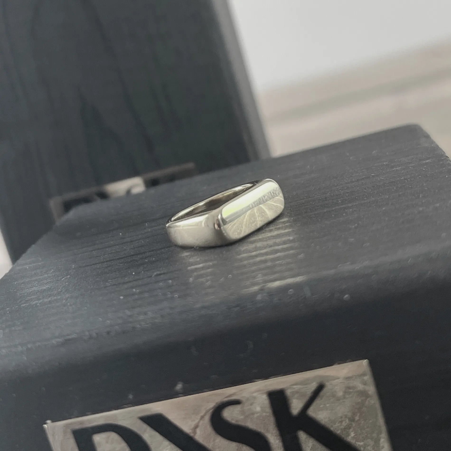 Passion Waterproof Square Ring 18K Gold Plating, DNSK Copenhagen