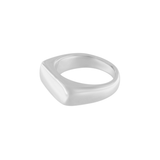 Passion Waterproof Bague Carrée Plaqué Argent