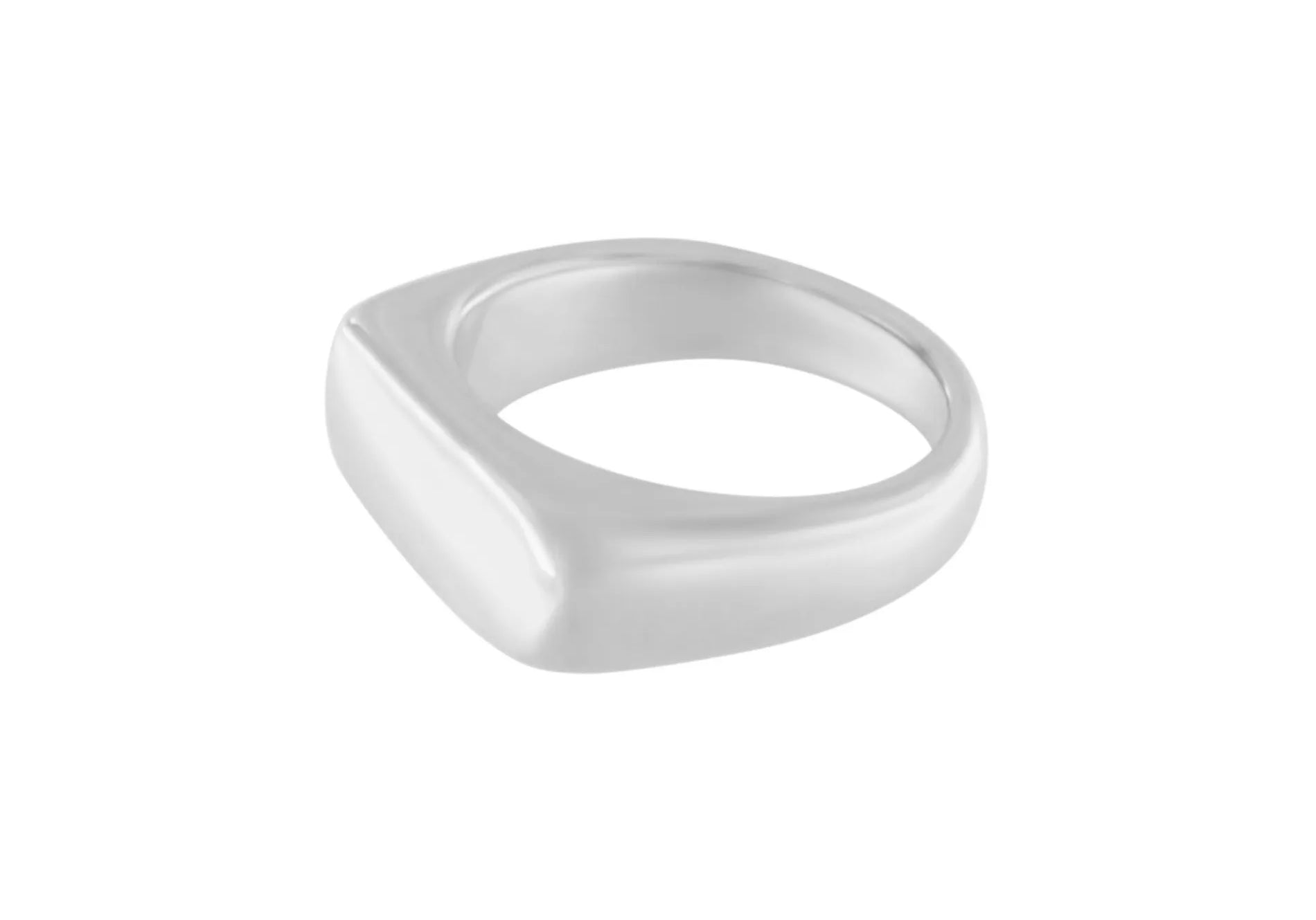 Passion Waterproof Square Ring Silver Plating, DNSK Copenhagen