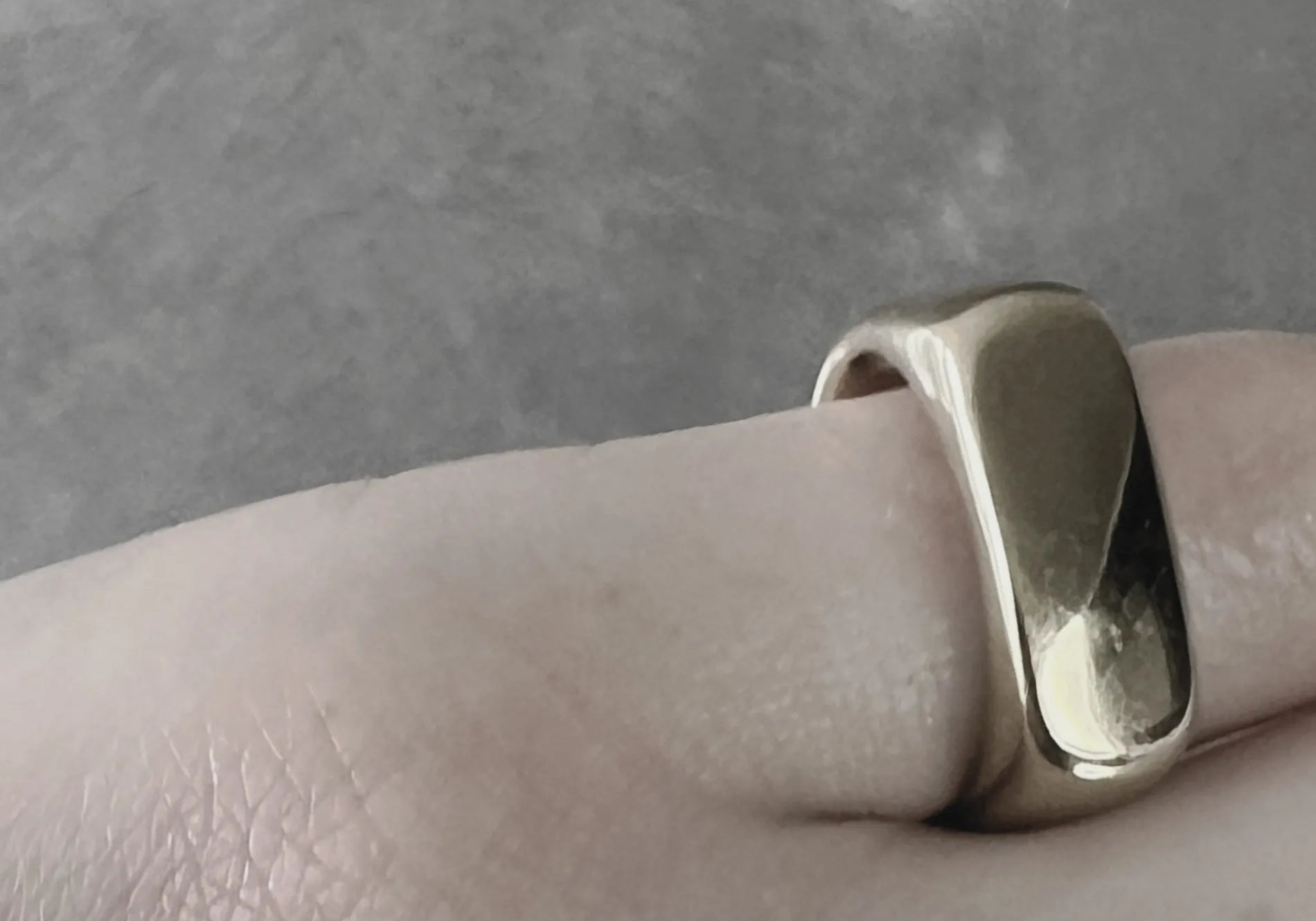 Passion Waterproof Square Ring Silver Plating, DNSK Copenhagen