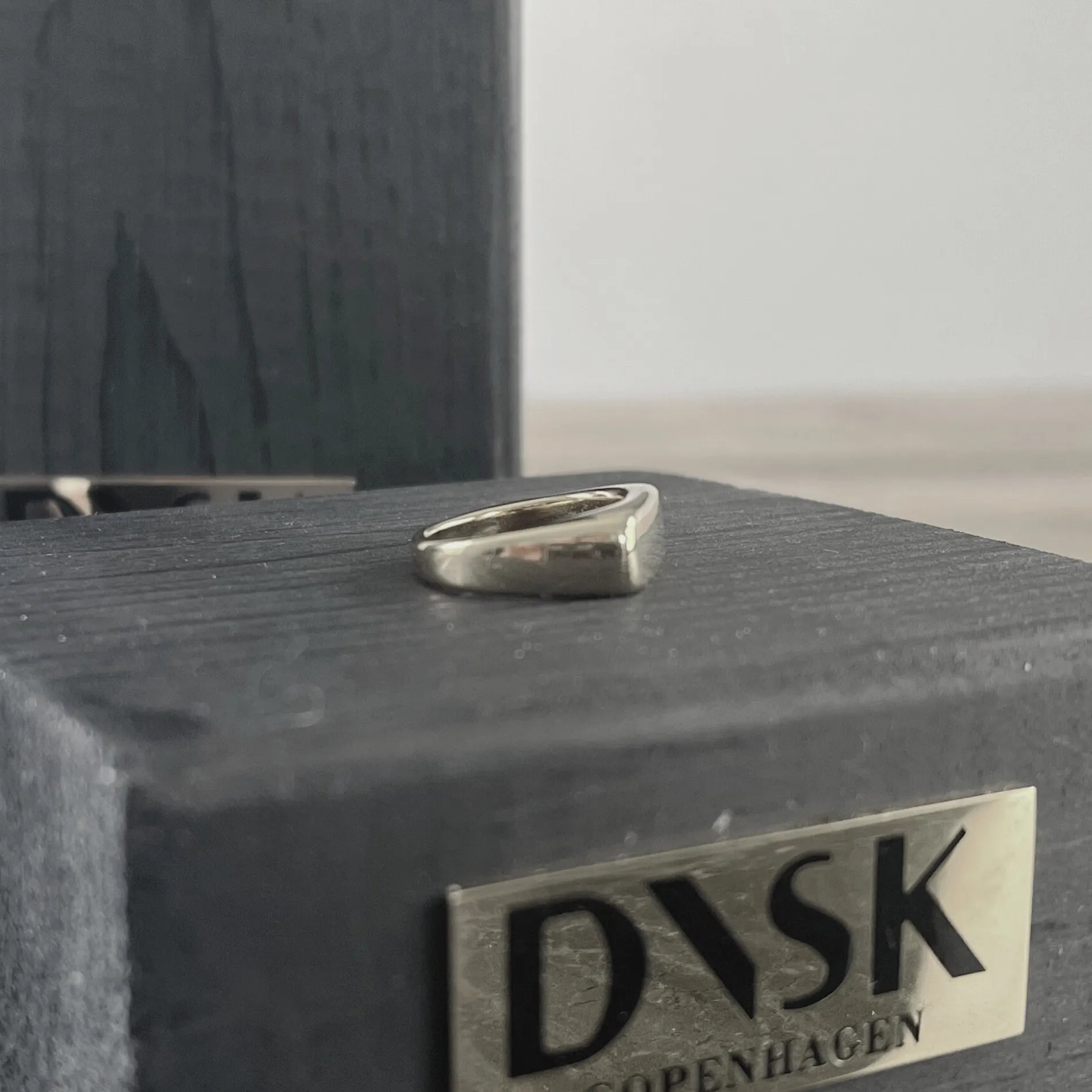 Passion Waterproof Square Ring Silver Plating, DNSK Copenhagen