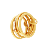 Joy Waterproof CZ Multi Ring 18K Verguld