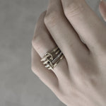 Joy Vandfast CZ Multi Ring 18K Guldbelagt, DNSK Copenhagen