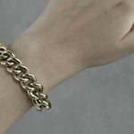 Courage Waterproof Mega Chunky Panzer Bracelet 18K Gold Plating In Box -DNSK Copenhagen