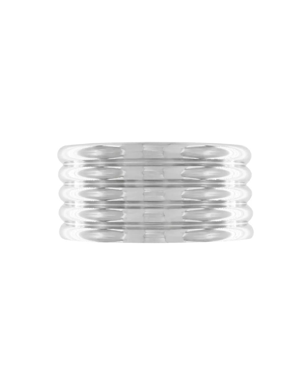 Courage Waterproof Multi Row Cuff Bracelet Silver Plating, DNSK Copenhagen