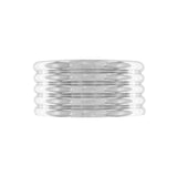 Courage Waterproof Multi Row Cuff Bracelet Silver Plating, DNSK Copenhagen