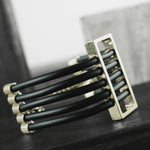 Alaya Open Square Bracelet Gold Plating -DNSK Copenhagen