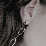 Tara Revolve örhänge Rhodiumplätering