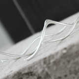 Tara Revolve Øreringe Rhodium Plating