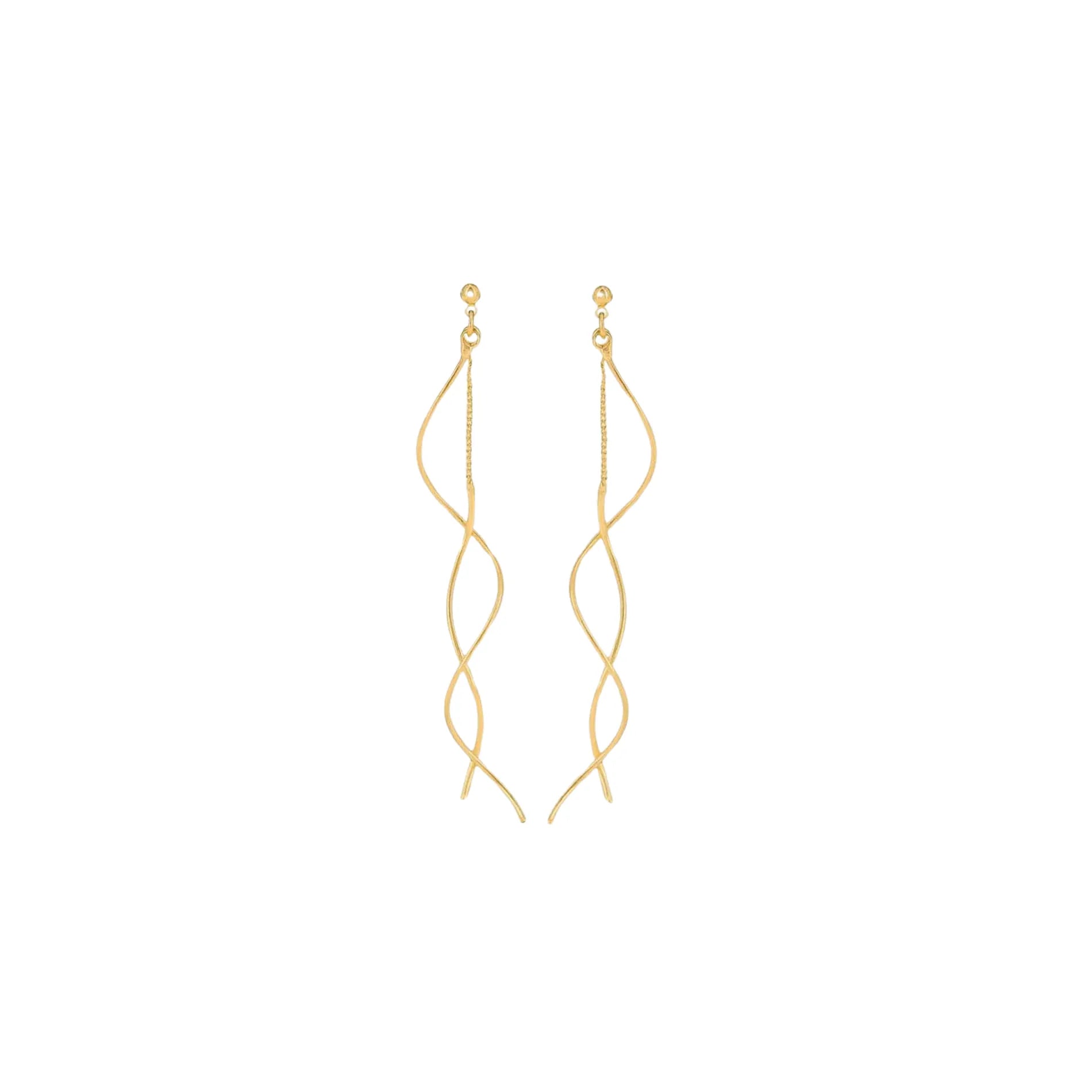 Pendiente Tara Revolve baño de oro, Dansk Copenhagen