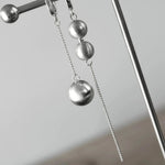 Tabitha Asymmetrical Huggies Silver Plating -DNSK Copenhagen