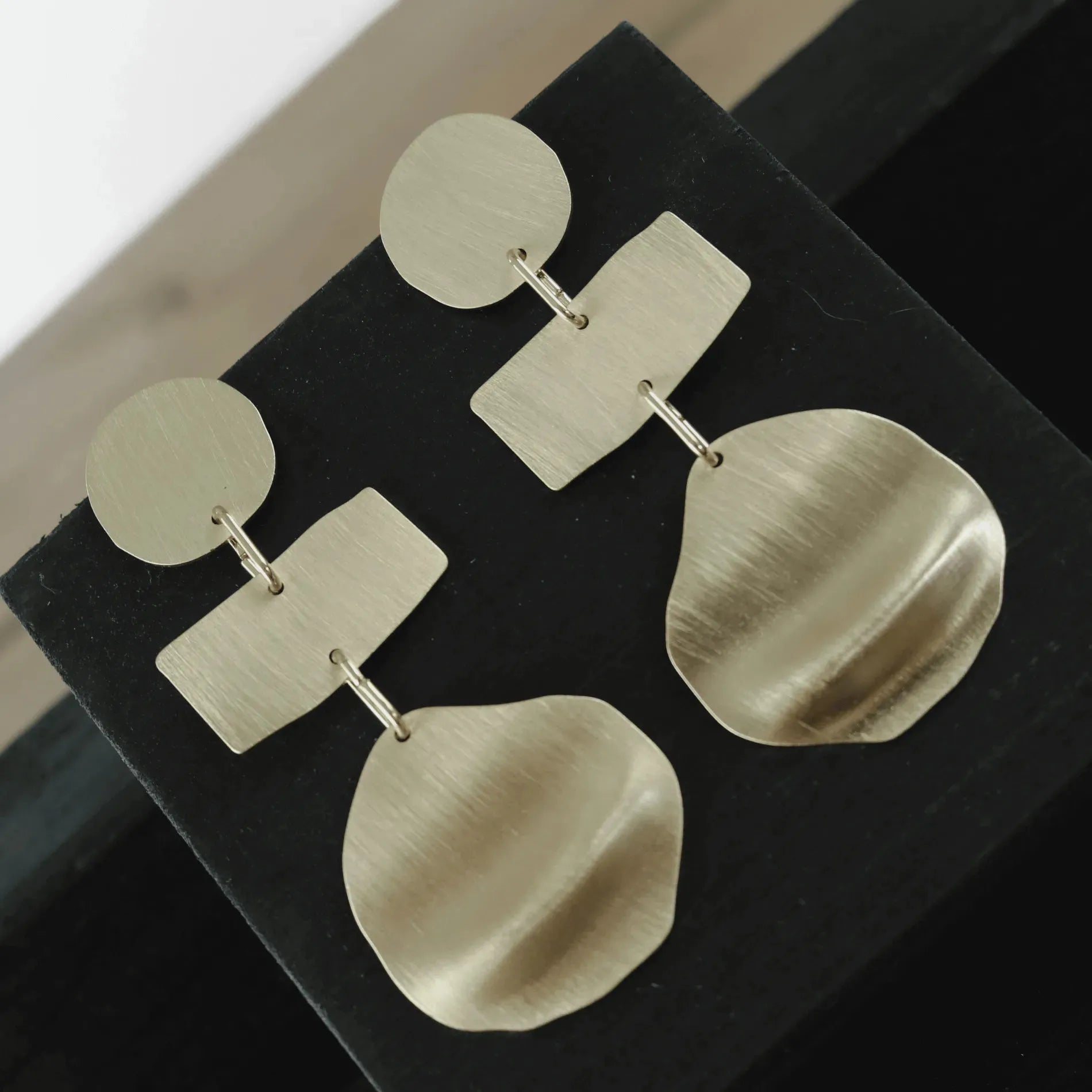 Alaya Organic Earring Gold PlatingDNSK Copenhagen