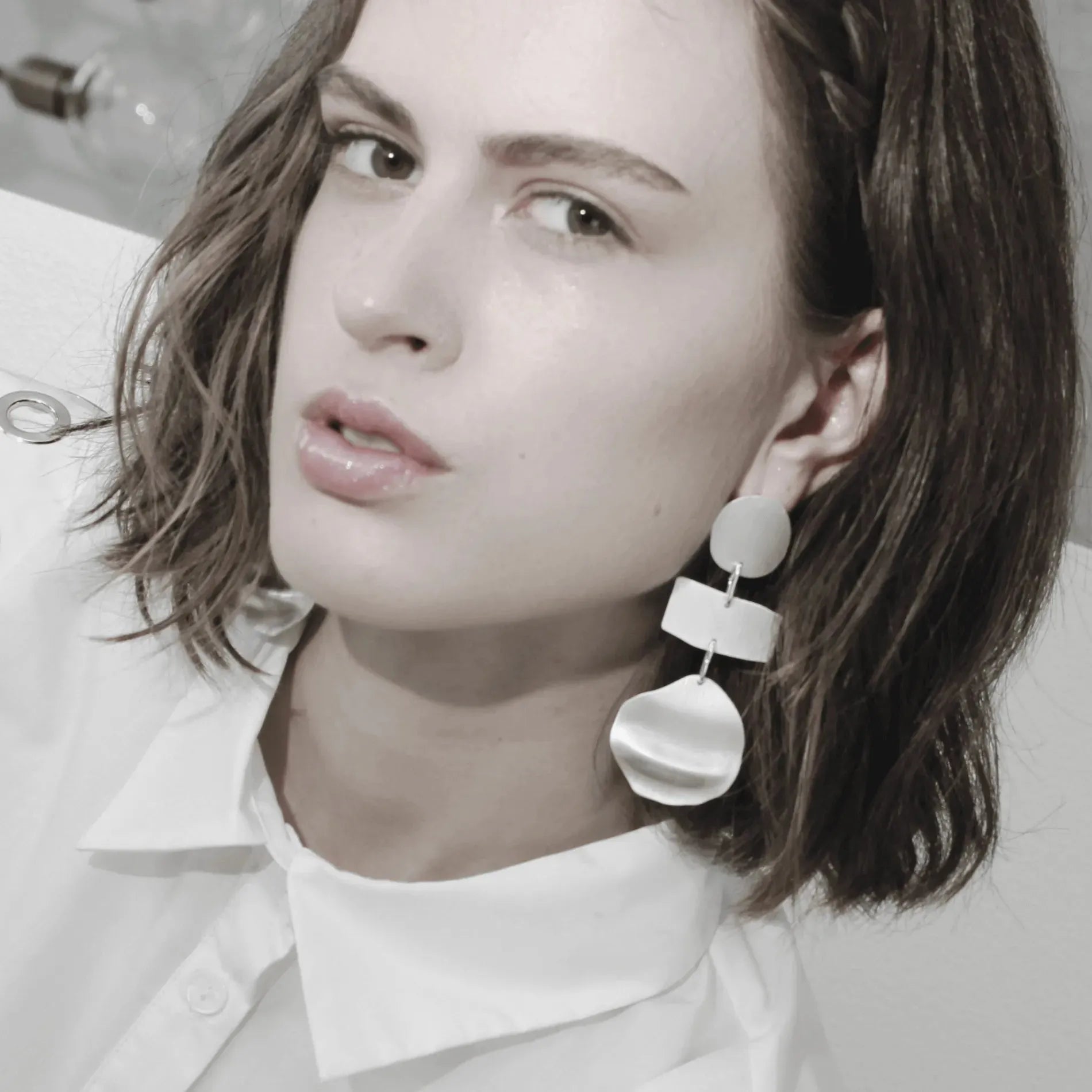 Alaya Organic Earring Gold PlatingDNSK Copenhagen