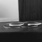 Tara Infinity Earring Silver Plating -DNSK Copenhagen