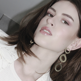 Alaya IN:STORE Pendiente Orgánico Triple Círculo Chapado en Oro V2