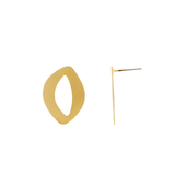 Alaya IN:STORE Pendiente asimétrico chapado en oro