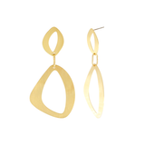Alaya IN:STORE Pendiente asimétrico chapado en oro