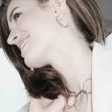 Elysian IN:STORE Hoop Pendiente chapado en oro